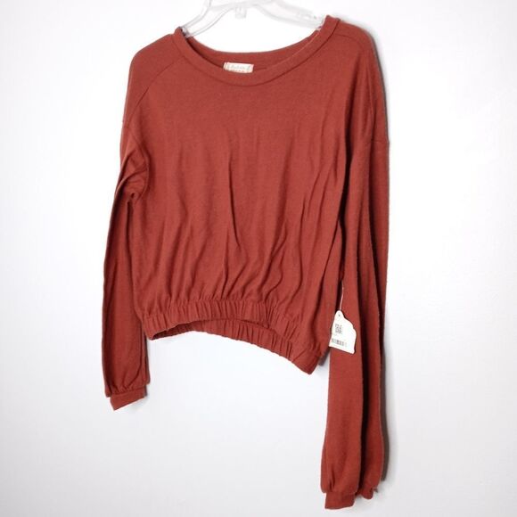 Altar's burnt orange blouse size large - Picture 3 of 8